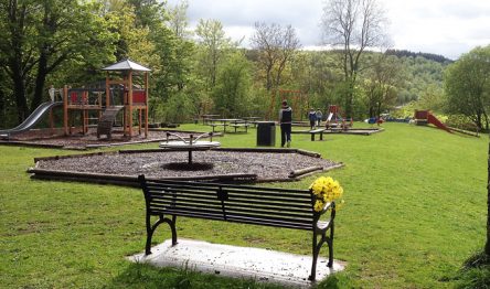 The swingpark in Strathblane